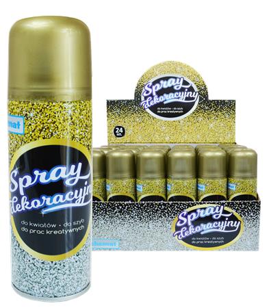 SPRAY DEKORACYJNY FARBA ZŁOTA SCHEMAT/24