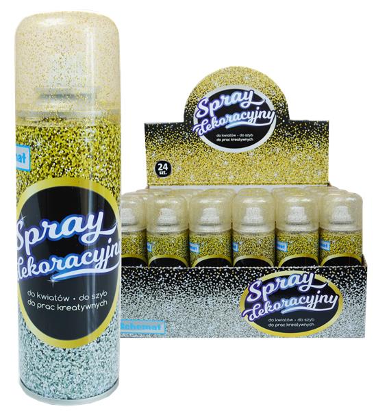 SPRAY DEKORACYJNY BROKAT ZŁOTY SCHEMAT  /24/