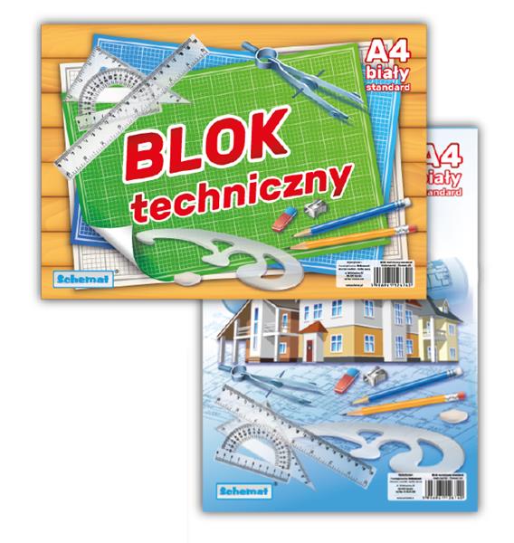 blok techniczny a4 biały 6740 schemat/10