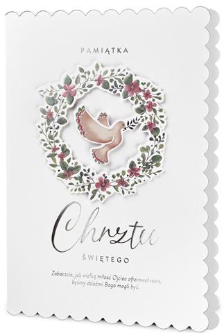 PAN DRAGON KARTKA OZDOBNA CHRZEST ŚWIĘTYHM-200-3383