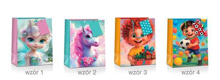 TORBA OZDOBNA 18*23*10CM DRAGON ŚREDNIA 001 KIDS-13 /12/