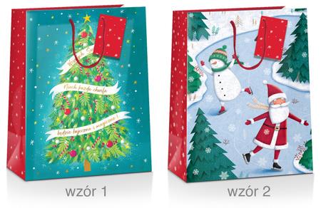 TORBA OZDOBNA 33*45*10CM DRAGON MAXI    XMAS 14-003 BN GWIAZDKA /12/