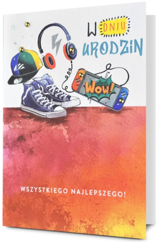 PAN DRAGON KARTKA OZDOBNA URODZINY HM200-3474