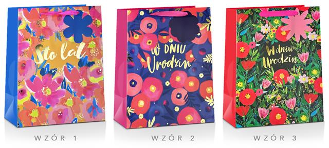 TORBA OZDOBNA 26*32*12CM GRAND FLORAL 2 002 PAN DRAGON/12/