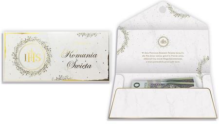 PAN DRAGON KOPERTA OZDOBNA KOMUNIA GOLD 16