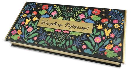 PAN DRAGON PUDEŁKO NA PIENIĄDZE/KARTĘ   PODARUNKOWĄ Z KARNETEM DO WPISANIA ŻYCZEŃ BOX-07