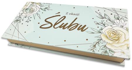 PAN DRAGON PUDEŁKO NA PIENIĄDZE/KARTĘ   PODARUNKOWĄ Z KARNETEM DO WPISANIA ŻYCZEŃ ŚLUB BOX-10