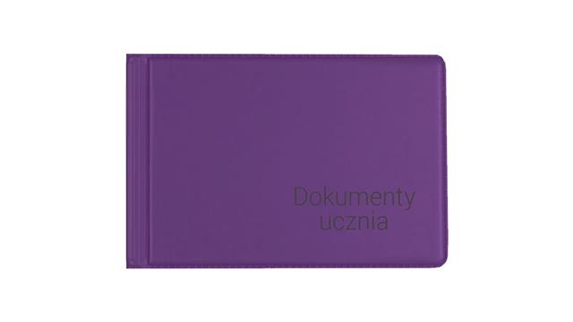 BIURFOL OKŁADKA NA DOKUMENTY UCZNIA MAŁEFIOLETOWA 12-05 /6/