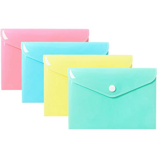 BIURFOL KOPERTA A7 NA ZATRZASK PASTEL   MIX TKP-A7 OP.10SZT