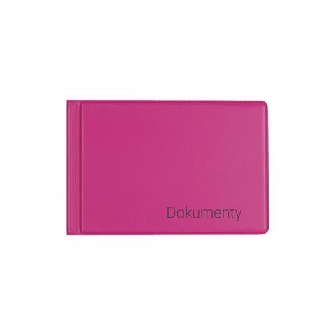 BIURFOL OKŁADKA NA DOKUMENTY MAŁA RÓŻOWA