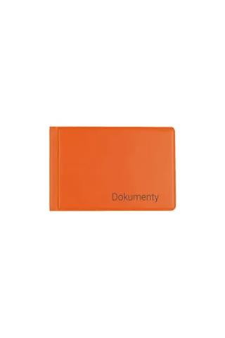 BIURFOL OKŁADKA NA DOKUMENTY MAŁA POMARANCZOWA