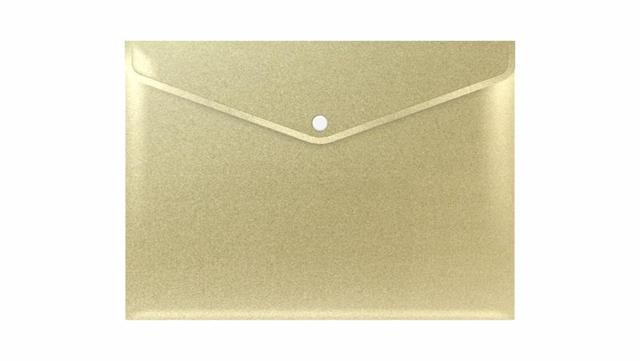 BIURFOL KOPERTA A4 PP STARDUST GOLD TKSD-A4-01 /6/