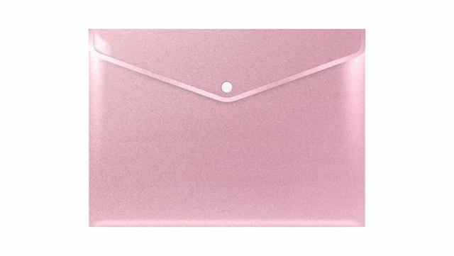 BIURFOL KOPERTA A4 PP STARDUST PINK TKSD-A4-03 /6/