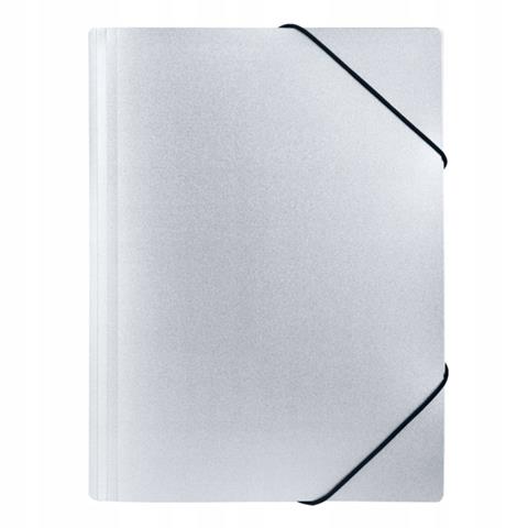 BIURFOL TECZKA A4 Z GUMKĄ PP STARDUST   SILVER TGSD-A4-02