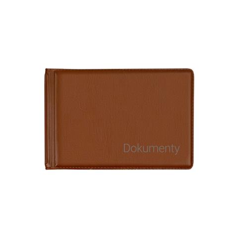 BIURFOL OKŁADKA NA DOKUMENTY MAŁE BRĄZOWA OD-02-11 /10/