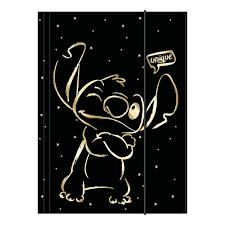 COOL PACK TECZKA Z GUMKĄ A4 KARTONOWA DISNEY GOLD STITCH WZÓR 1 PATIO 01102PTR  /12/