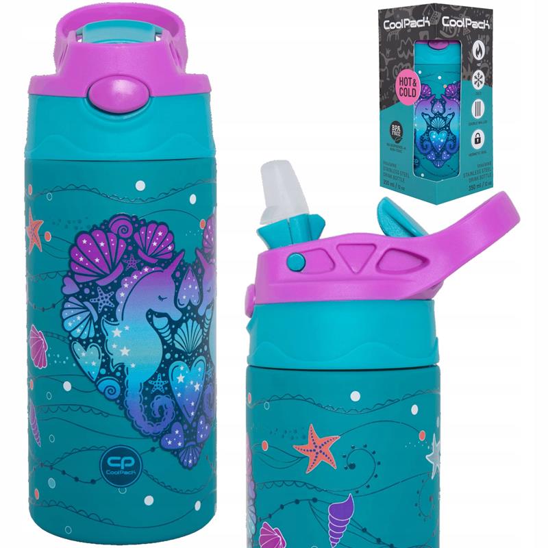 COOL PACK BIDON METALOWY 350ML BONO SEAFISH Z10963 PATIO