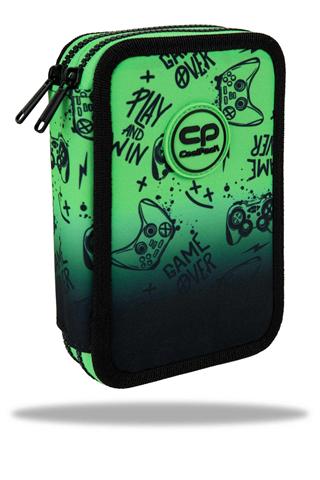 COOL PACK PIÓRNIK PODWÓJNY Z WYPOSAŻENIEM JUMPER 2 GAME OVER GRADIENT GREEN F066969 PATIO
