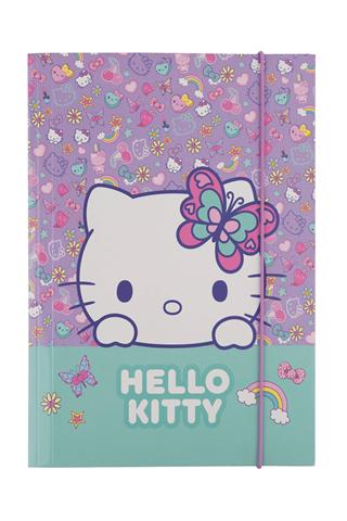 PATIO TECZKA A4 Z GUMKĄ WZÓR 1PINK1 HELLO KITTY