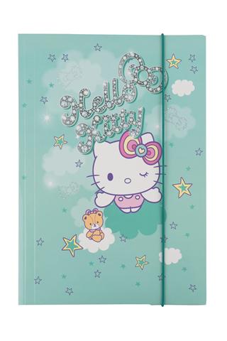 PATIO TECZKA A4 Z GUMKĄ WZÓR 2PINK1 HELLO KITTY