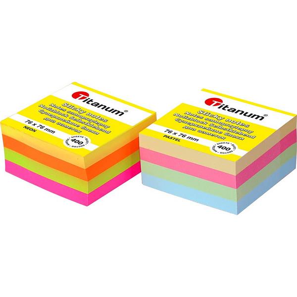 titanum notes samop.76x76mm a'400 fluo