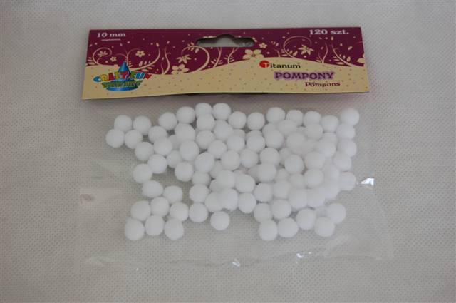 TITANUM POMPONY A'120 BIAŁE 282925