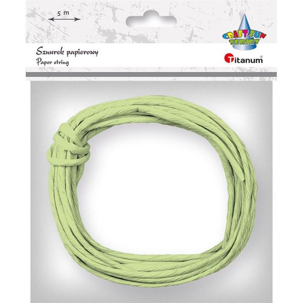 titanum sznurek papierowy 5m j.zielony 396447