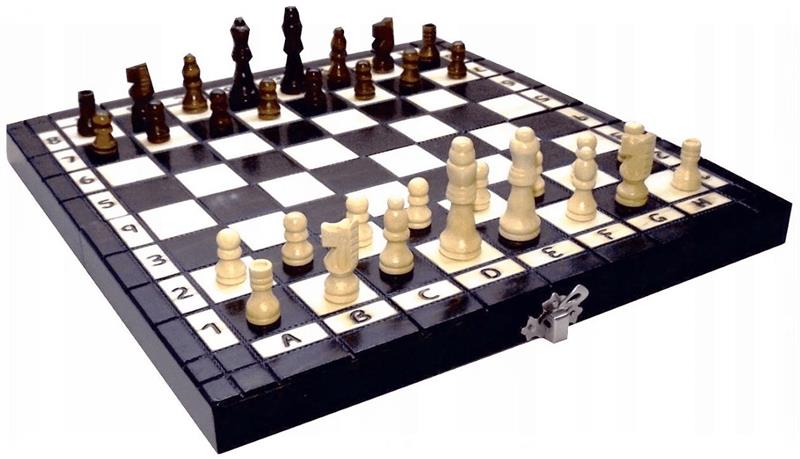 abino gra szachy drewniane klasyczne