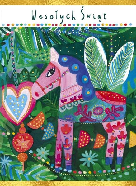 HENRY KARTKA OZDOBNA B6 BN KONIK GWIAZDKA