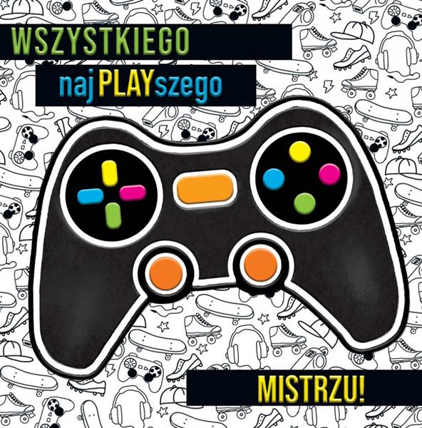 HENRY KARTKA OZDOBNA KW URODZINY NEON PAD