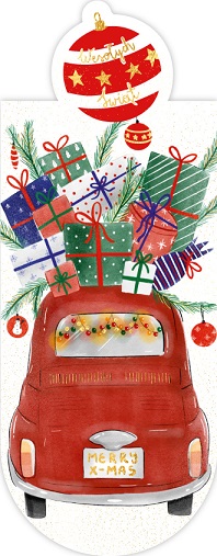 HENRY ZAKŁADKA MAGNETYCZNA DO KSIĄŻKI OWAL BN AUTO Z PREZENTAMI GWIAZDKA