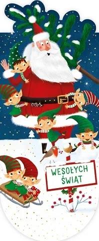 HENRY ZAKŁADKA MAGNETYCZNA DO KSIĄŻKI OWAL BN MIKOŁAJ Z ELFAMI GWIAZDKA