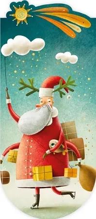 HENRY ZAKŁADKA MAGNETYCZNA DO KSIĄŻKI OWAL BN MIKOŁAJ GWIAZDKA