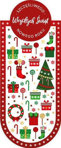 HENRY ZAKŁADKA MAGNETYCZNA DO KSIĄŻKI OWAL BN PATERN GWIAZDKA