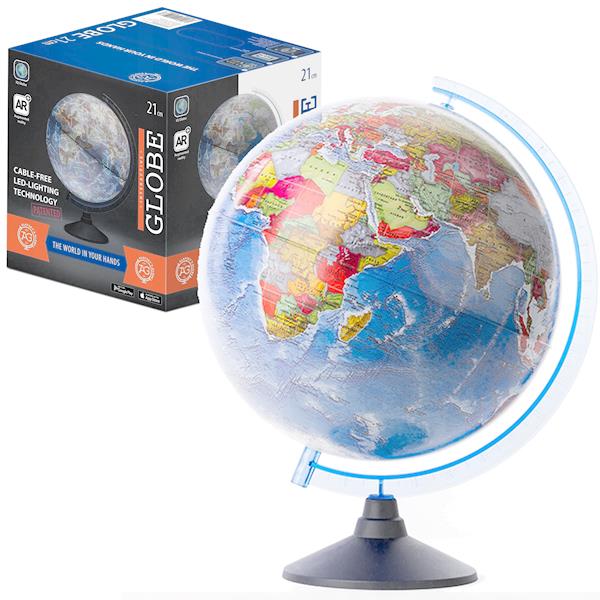 globus 21cm fizyczny z aplikacją ar01909