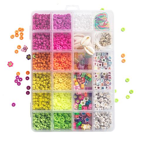 DP CRAFT ZESTAW KORALIKÓW DO BIŻUTERII Z AKCESORIAMI ZUZA 1930SZT