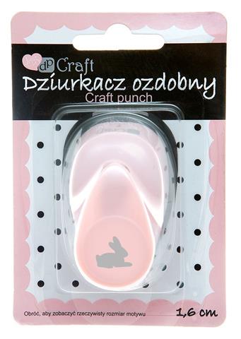 dp craft dziurkacz ozdobny 1.6cm królik jcdz-105-054