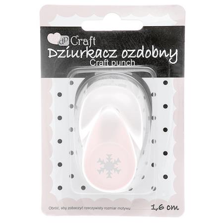 dp craft dziurkacz ozdobny 1,6cm śnieżynka2