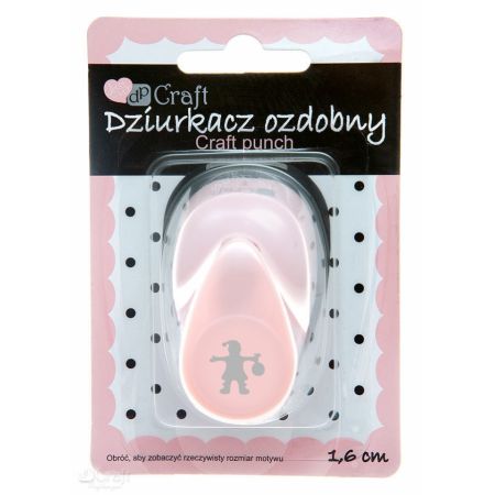 dp craft dziurkacz ozdobny 1,6cm mikołaj