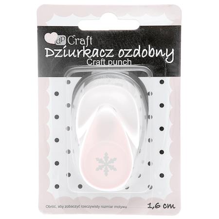 dp craft dziurkacz ozdobny 1,6cm śnieżynka0