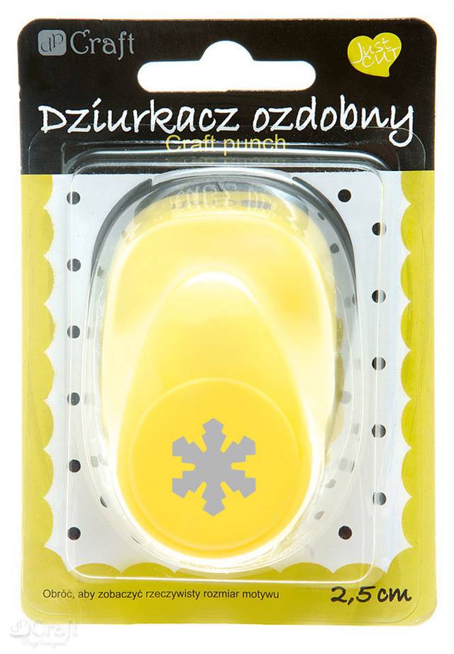 dp craft dziurkacz ozdobny 2,5cm śnieżynka5