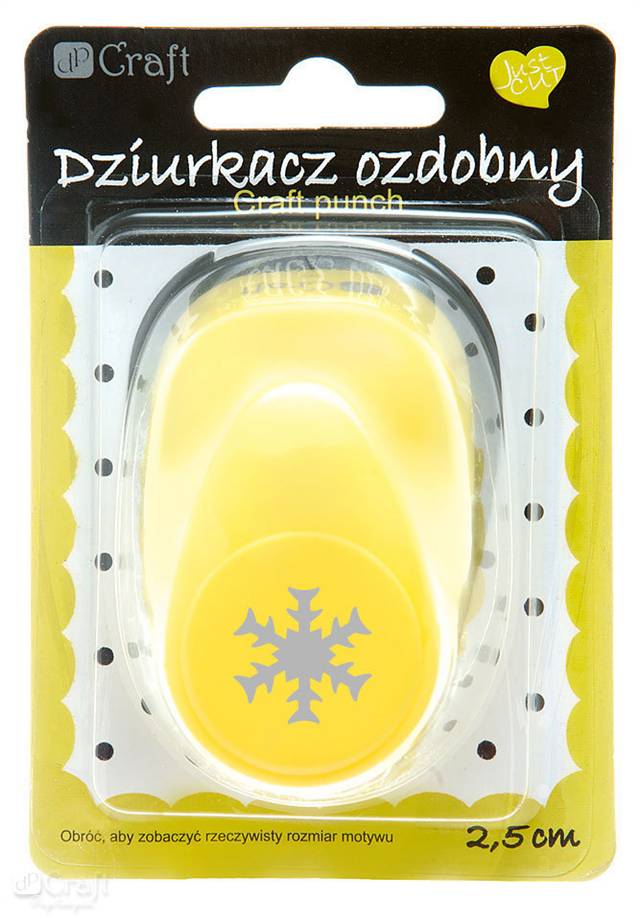 dp craft dziurkacz ozdobny 2,5cm śnieżynka2