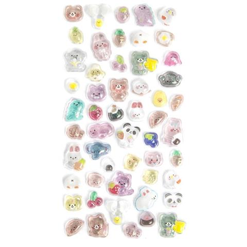 DP CRAFT NAKLEJKI CANDY DROPS KALEIDOSCOPIC 53SZT DPNK-293
