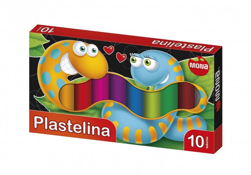 MONA PLASTELINA 10 KOLORÓW MAJEWSKI /10/