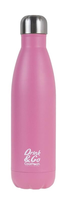 COOL PACK BIDON METALOWY 500ML PASTEL RÓŻOWY 88260CP PATIO