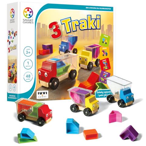 SMART GAMES-3 TRAKI 3+                  SG 035 IUVI GAMES