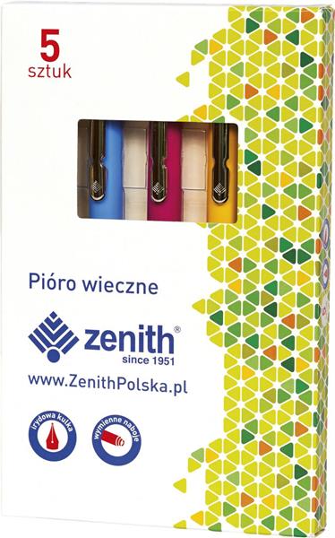 zenith pióro wieczne omega chrome pastel10 560 500 mix kolorów astra /5/
