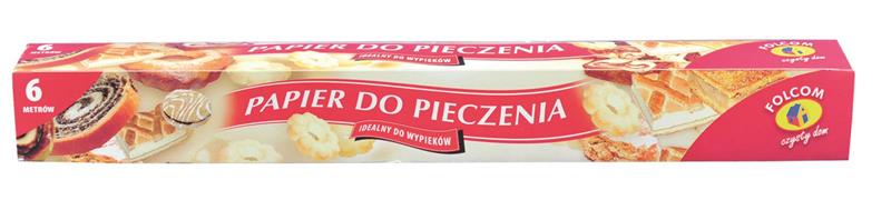 folcom papier do pieczenia 6mx38cm      brązowy /24/