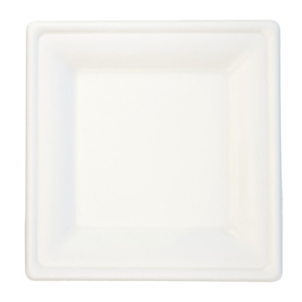 ARPEX-PARTY TALERZE Z TRZCINY CUKROWEJ 20X20CM A'6 KG7993 GRILL