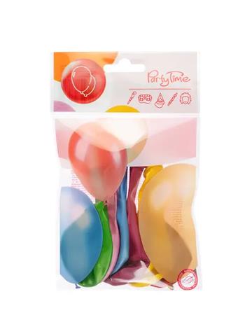 ARPEX-PARTY BALONY 25CM METALIZOWANE 6SZT.